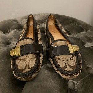 Coach Signature Loafers Womens 7